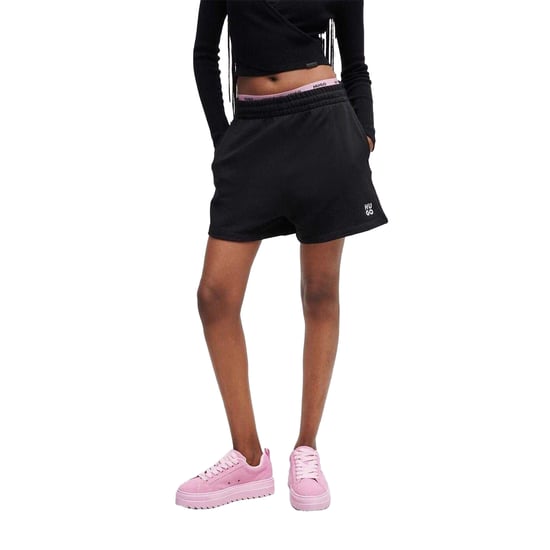 Hugo - Sweat-Shorts für Damen (Schwarz) - Image 4