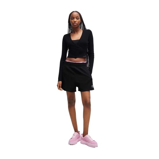 Hugo - Sweat-Shorts für Damen (Schwarz) - Image 5