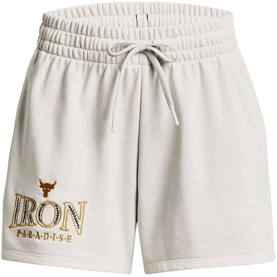 Under Armour - "Project Rock Iron Paradise" Shorts für Damen (Weiß) - Image 2