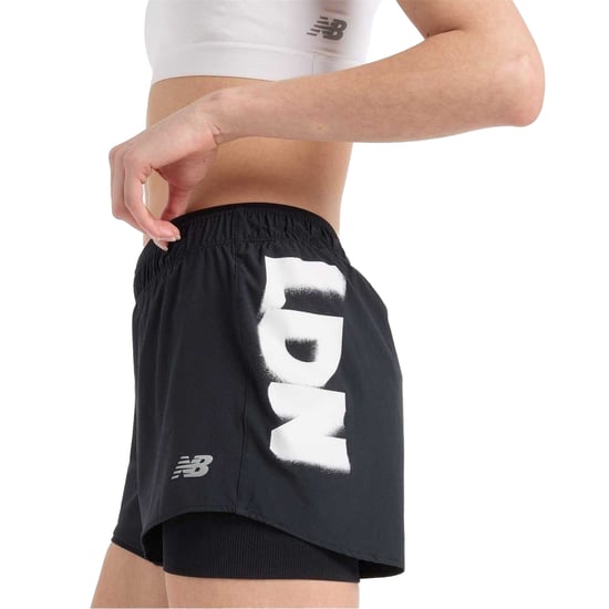 New Balance - Laufshorts für Damen (Schwarz) - Image 1
