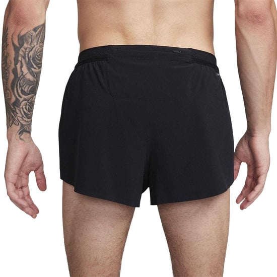 Nike - "Aero" Laufshorts für Herren (Schwarz/Weiß) - Image 2