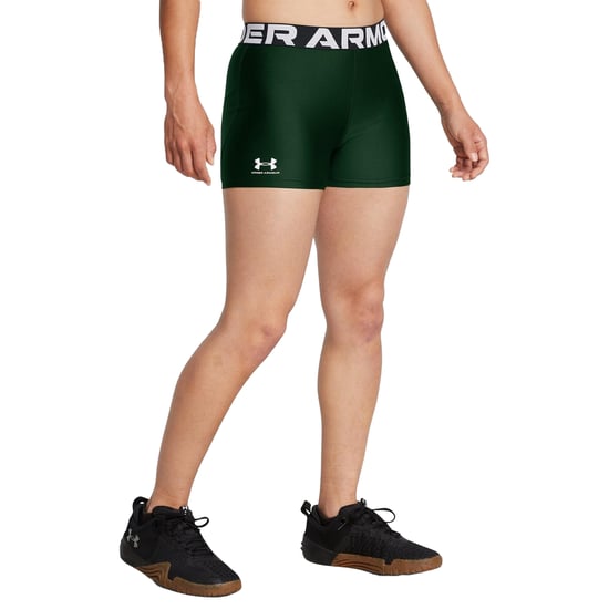 Under Armour - "HeatGear" Kompressions-Shorts für Damen (Tannengrün) - Image 3