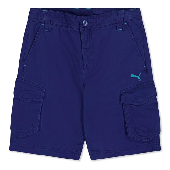 Puma - "Beach" Cargo-Shorts für Kinder , Wandern (Blau) - Image 1