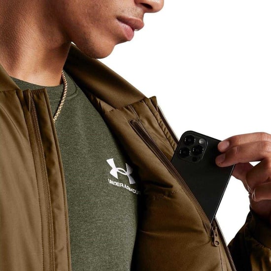 Under Armour - "Unstoppable" Bomberjacke für Herren (Braun) - Image 3