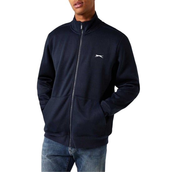 Slazenger - Jacke für Herren, Durchgehender Reißverschluss, Polyester-Baumwollmischgewebe (Marine) - Image 3