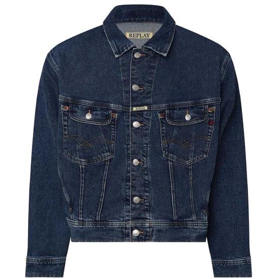 Replay - Jeansjacke für Herren, Baumwolle, Komfortabel (Blau) - Image 1