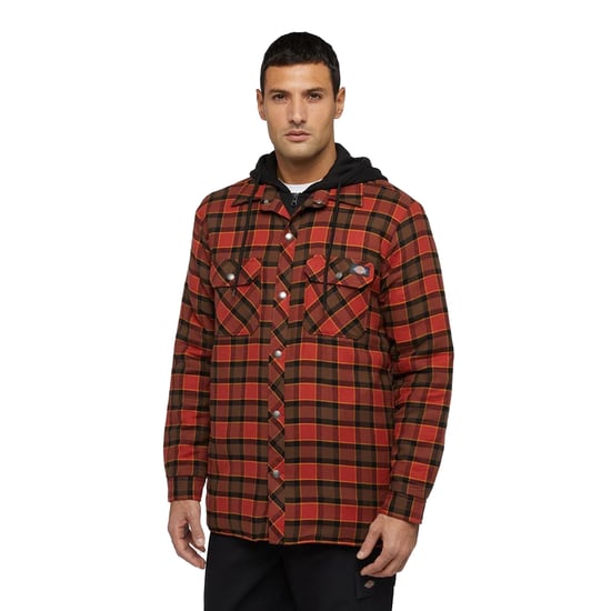 Dickies - Hemd mit Kapuze für Herren (Ockerbraun) - Image 2