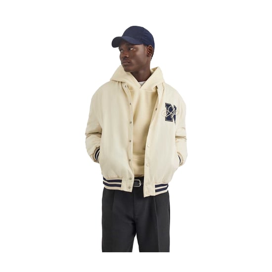 Nautica - "Dreman Letterman" Jacke für Herren (Elfenbein) - Image 1