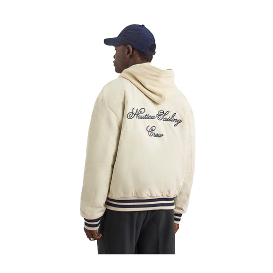 Nautica - "Dreman Letterman" Jacke für Herren (Elfenbein) - Image 2