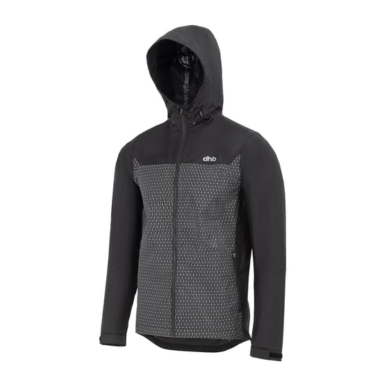 dhb - Radfahrjacke für Herren, Wasserfest (Schwarz) - Image 3