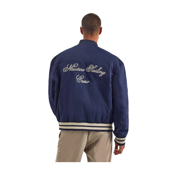 Nautica - "Dreman Letterman" Jacke für Herren (Dunkel-Marineblau) - Image 2