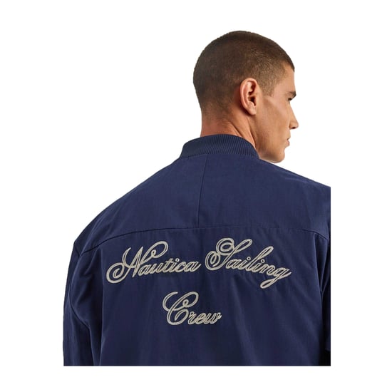 Nautica - "Dreman Letterman" Jacke für Herren (Dunkel-Marineblau) - Image 3