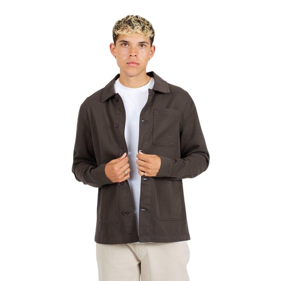 Brave Soul - Hemdjacke für Herren, Twill (Holzkohle) - Image 2