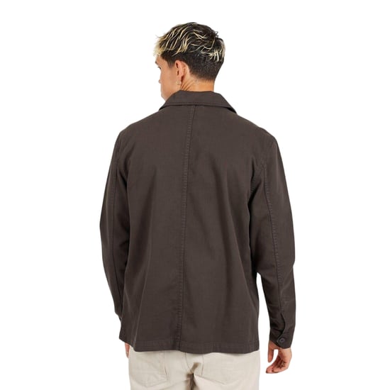 Brave Soul - Hemdjacke für Herren, Twill (Holzkohle) - Image 3