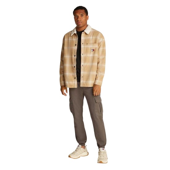 Tommy Jeans - Hemdjacke für Herren (Hellbraun) - Image 5