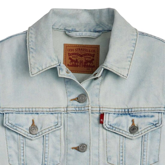 Levis - "Original" Truckerjacke für Damen, Denim (Blau) - Image 3