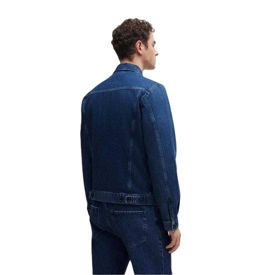 Boss - Jeansjacke für Herren, Gerader Saum (Mittelblau) - Image 3