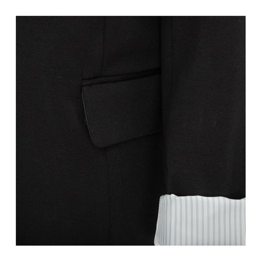 Miso - Blazer für Damen, Umgekrempelter Umschlag (Schwarz) - Image 4