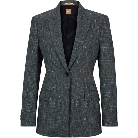 Boss - Anzugjacke für Damen, Hals Kerbe, Regulär (Schwarz) - Image 2