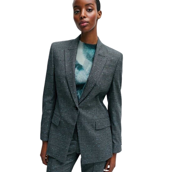 Boss - Anzugjacke für Damen, Hals Kerbe, Regulär (Schwarz) - Image 4