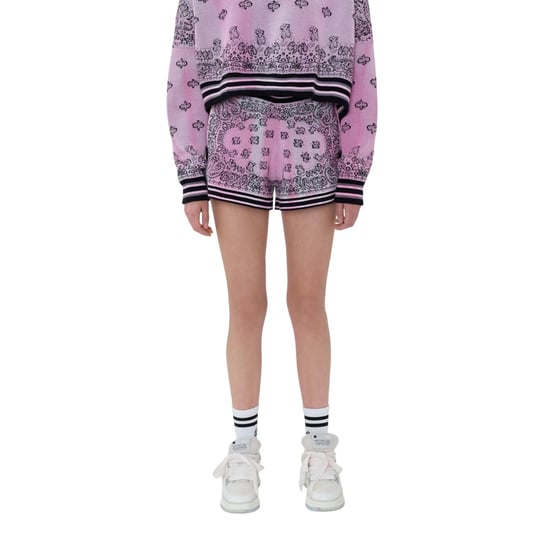 Amiri - Basketball-Shorts für Damen (Pink/Schwarz) - Image 1