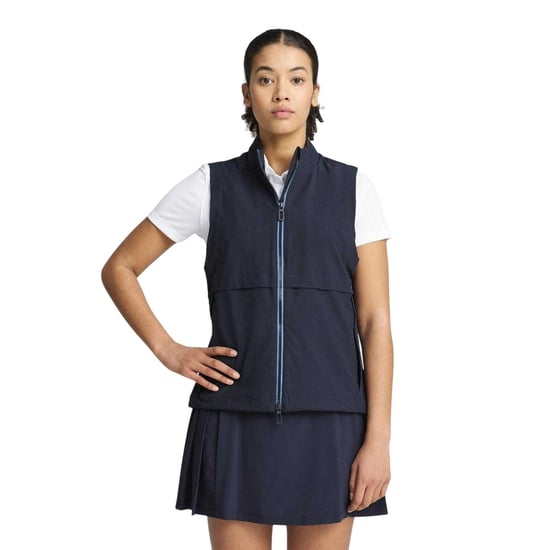 Puma - Weste für Damen, Hochleistungsmaterial, Emblem, Ärmellos (Marineblau) - Image 4