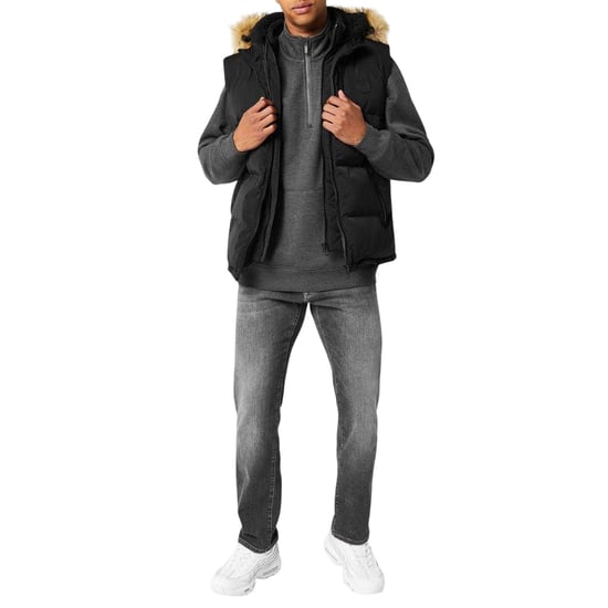 SoulCal - Weste für Herren, Sherpa-Futter (Schwarz) - Image 4