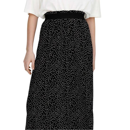 Only - Langer Rock für Damen, A-Linie, Hoch geschnitten (Schwarz) - Image 4