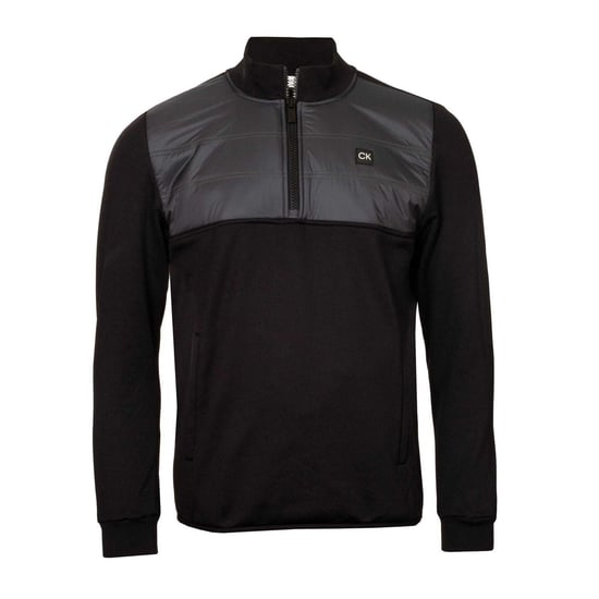 Calvin Klein - Jacke für Herren, mit halbem Reißverschluss, Emblem (Schwarz) - Image 1