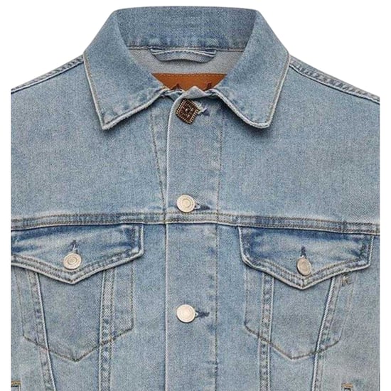 Replay - Jeansjacke für Damen, Punkt Kragen (Blau) - Image 3