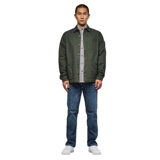 Weekend Offender - "Hynde Baker" Hemdjacke für Herren, Baumwolle (Grün) - Image 4