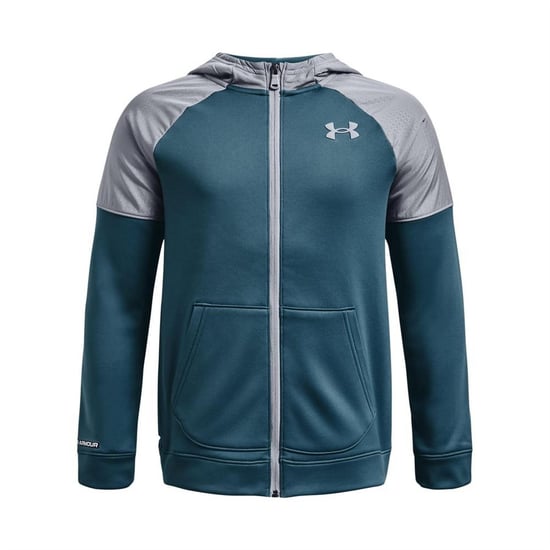 Under Armour - "Grid" Kapuzenpullover für Jungen, Fleece (Blau) - Image 1