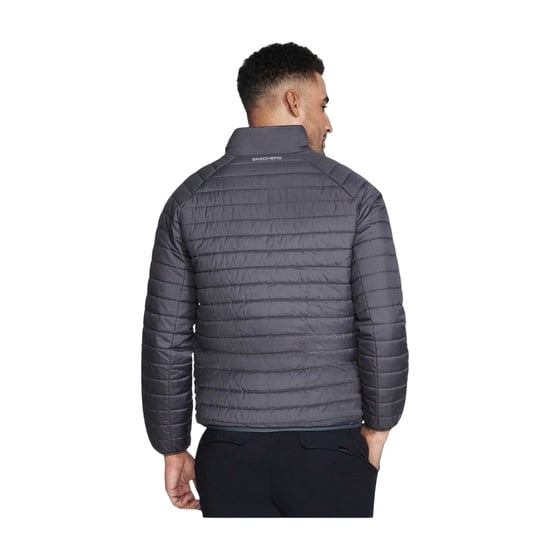 Skechers - "Go Shield Altitude" Steppjacke für Herren (Schwarz/Holzkohle) - Image 3