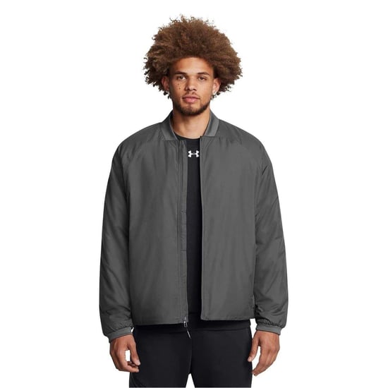 Under Armour - "Unstoppable" Bomberjacke für Herren (Grau) - Image 4