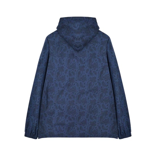 Lambretta - Kapuzenjacke für Herren (Blau bedruckt) - Image 2