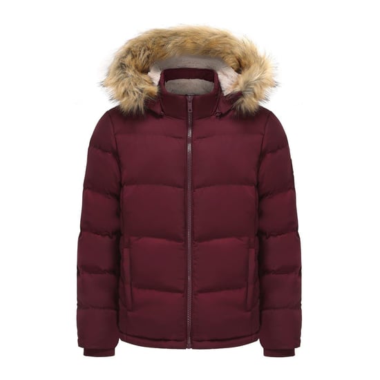 SoulCal - "Bubble" Steppjacke für Damen (Burgunderrot) - Image 1