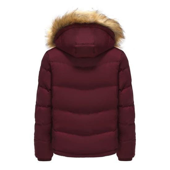 SoulCal - "Bubble" Steppjacke für Damen (Burgunderrot) - Image 2