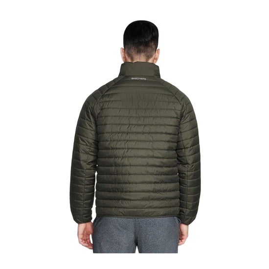 Skechers - "Go Shield Altitude" Steppjacke für Herren (Braun/Oliv) - Image 3