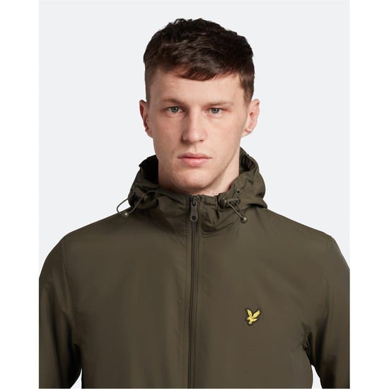 Lyle & Scott - Jacke für Herren, mit Kapuze, Wasserbeständig (Oliv) - Image 2