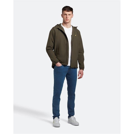 Lyle & Scott - Jacke für Herren, mit Kapuze, Wasserbeständig (Oliv) - Image 4