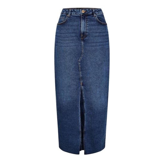 Pieces - Bleistiftrock für Damen, Denim (Mittelblau) - Image 1