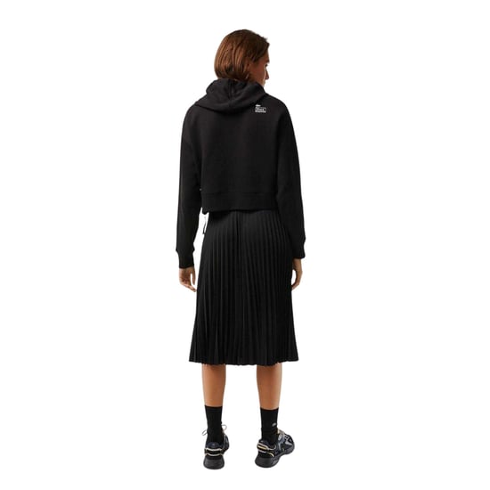 Lacoste - Midirock für Damen, Mit Falten (Schwarz) - Image 2