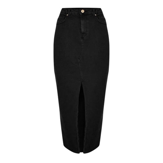 Pieces - Bleistiftrock für Damen, Denim (Schwarz) - Image 1