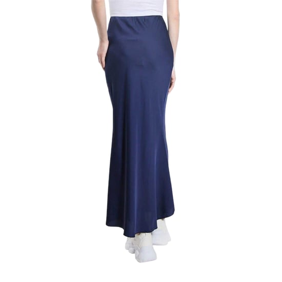 Be You - Midirock für Damen, Satin (Marine) - Image 2
