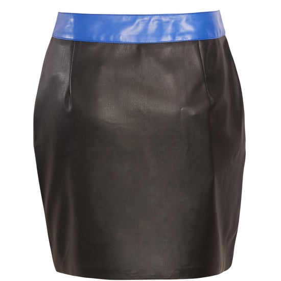 Influence - "Motor Sport" Minirock für Damen, Kunststoff, Schmal (Blau) - Image 3