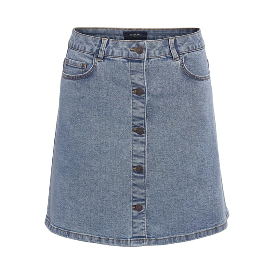 Noisy May - Minirock für Damen, A-Linie, Denim (Hellblau) - Image 2