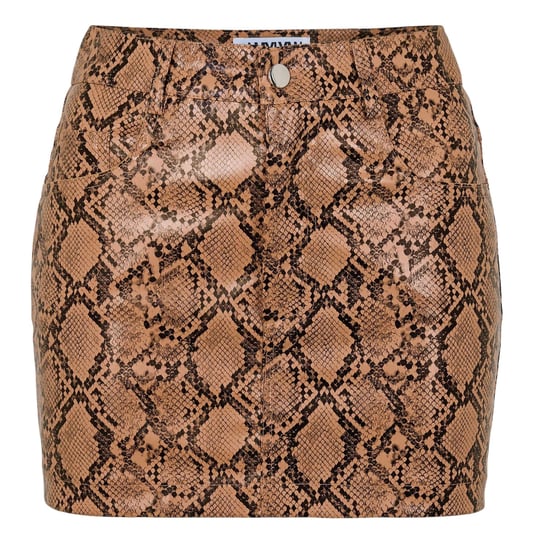 AmyLynn - Minirock für Damen, Kunststoff, Regulär (Braun) - Image 2