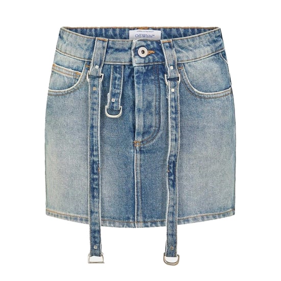 Off-White - Minirock für Damen, Denim (Graublau) - Image 2