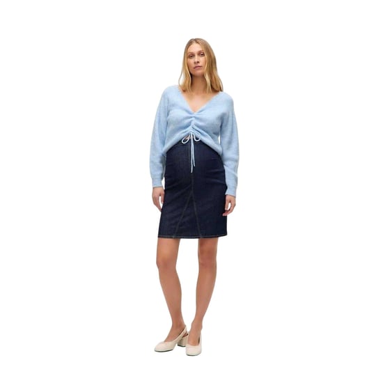 Mamalicious - "Mlatlanta" Rock für Damen, Denim (Dunkelblau) - Image 1