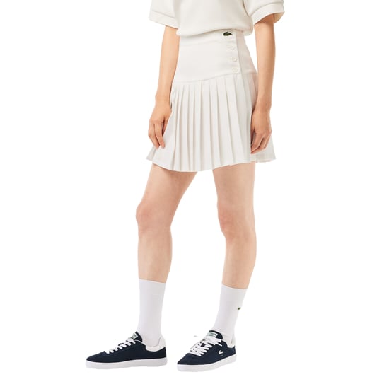 Lacoste - Rock für Damen, Jerseyware, Tennis (Weiß) - Image 1